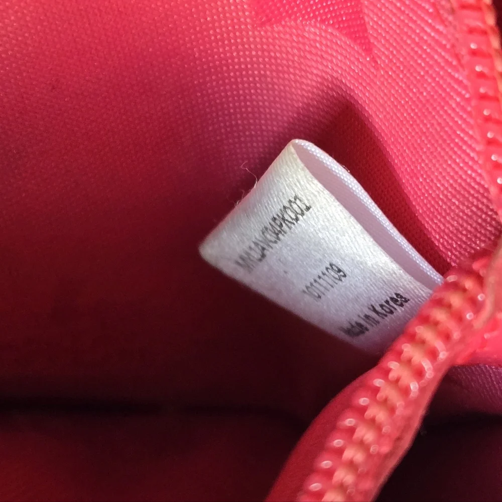 MCM Visetos Pink and Tan Zippy Wallet - Picture 13 of 14